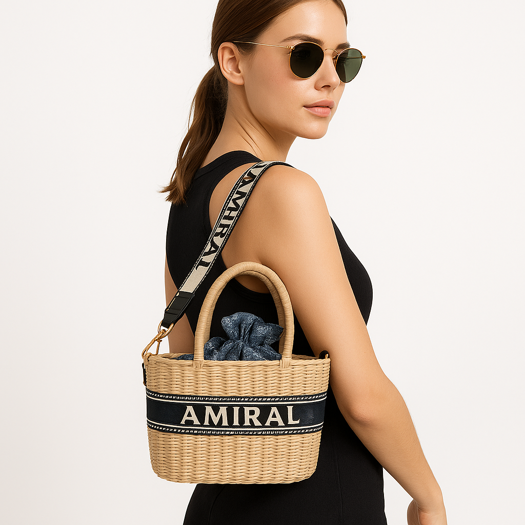 Sac à main Amiral - Raphia