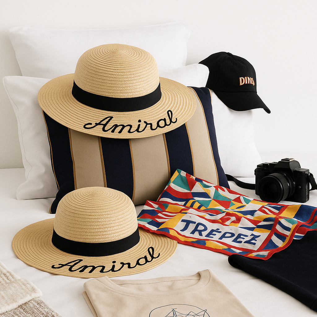 Chapeau de plage Amiral - Raphia