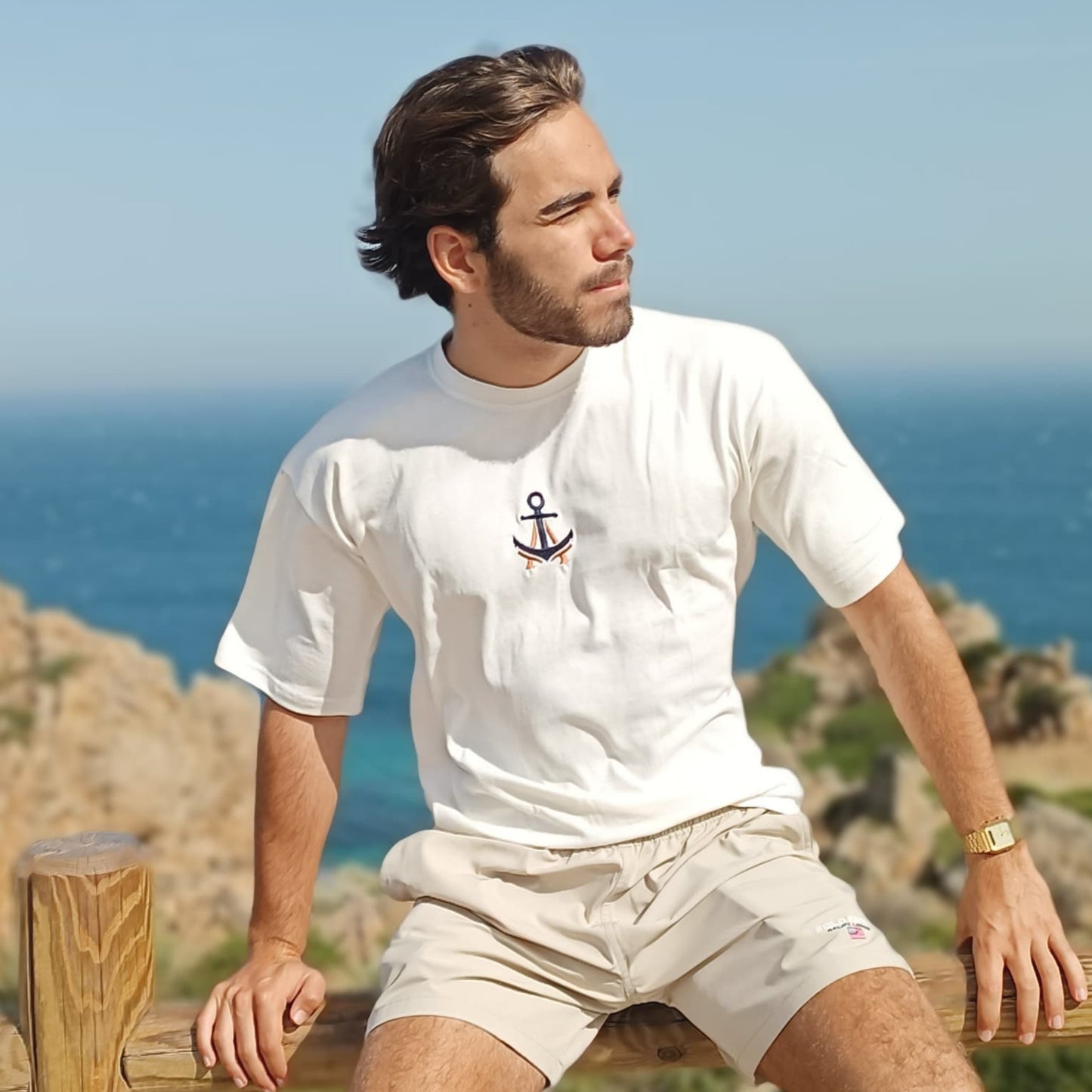 T-shirt Standard Amiral Beach Club | Brodé