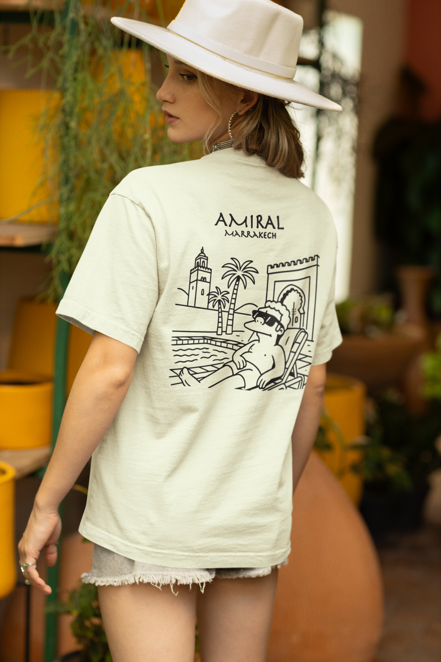 Amiral Marrakech T-Shirt Coupe Standard | Brodé