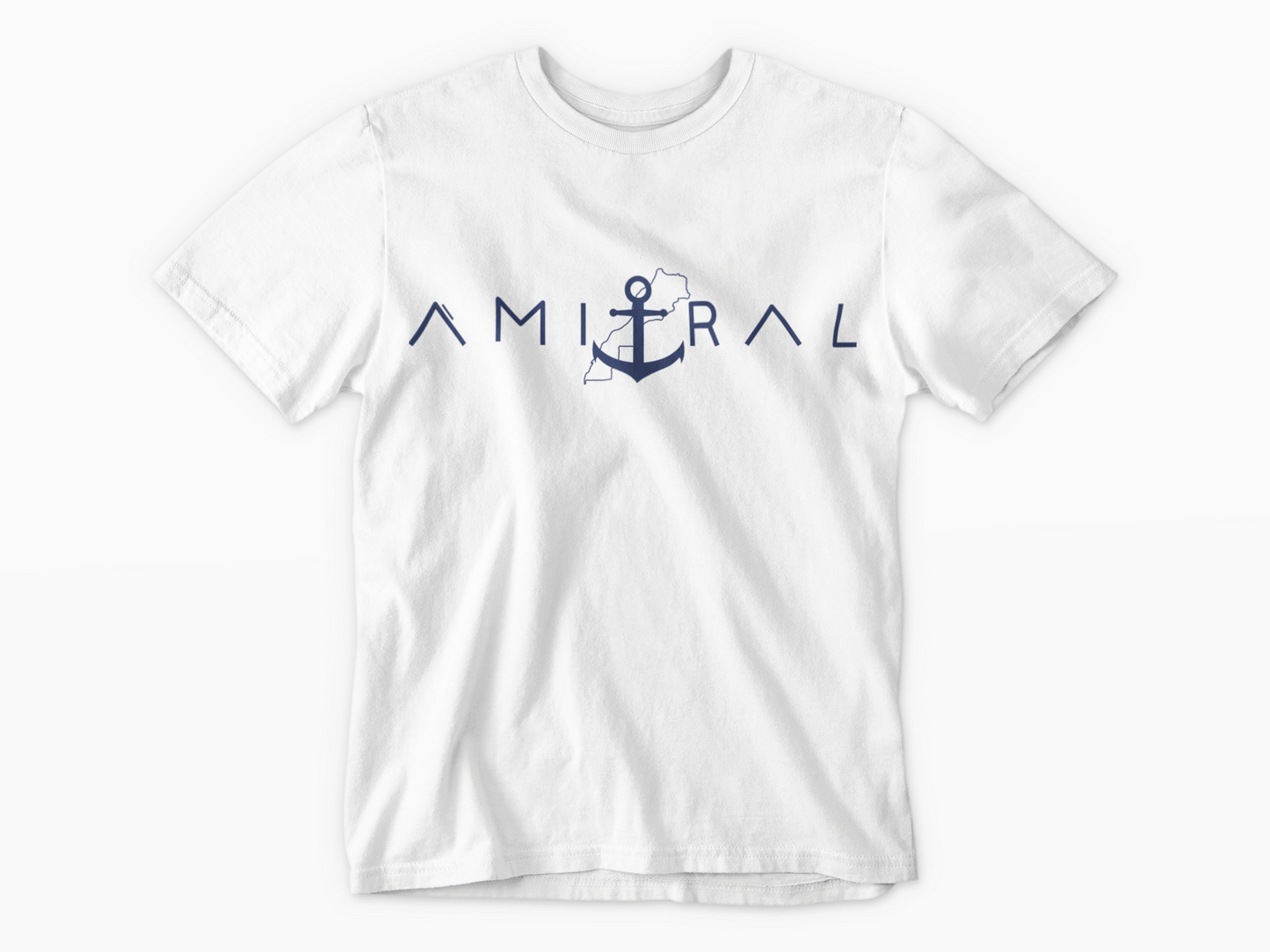 T-shirt Amiral Ancre| Blanc