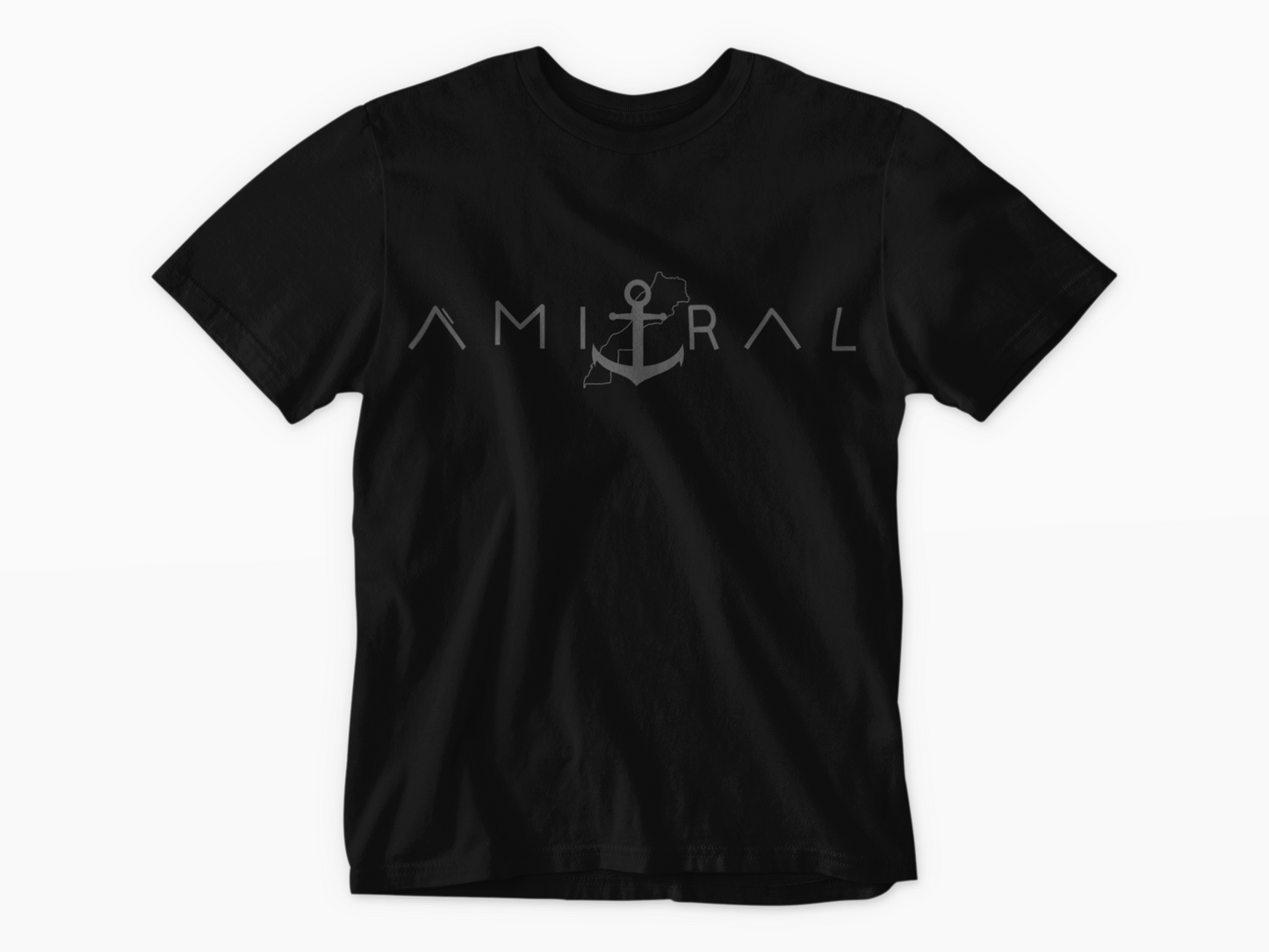 T-shirt Amiral Ancre| Noir