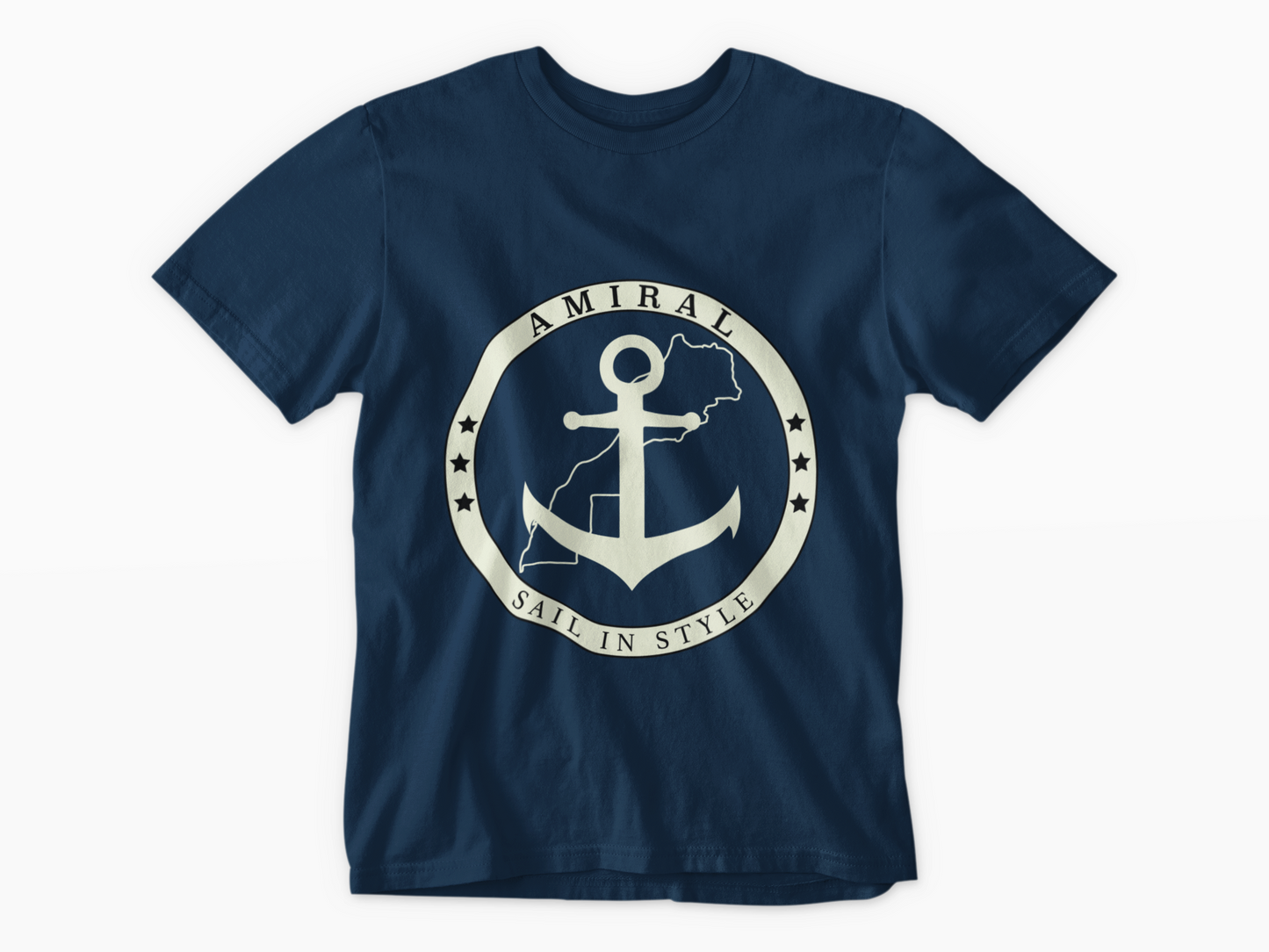 T-shirt Slim Fit Amiral Classic | Imprimé