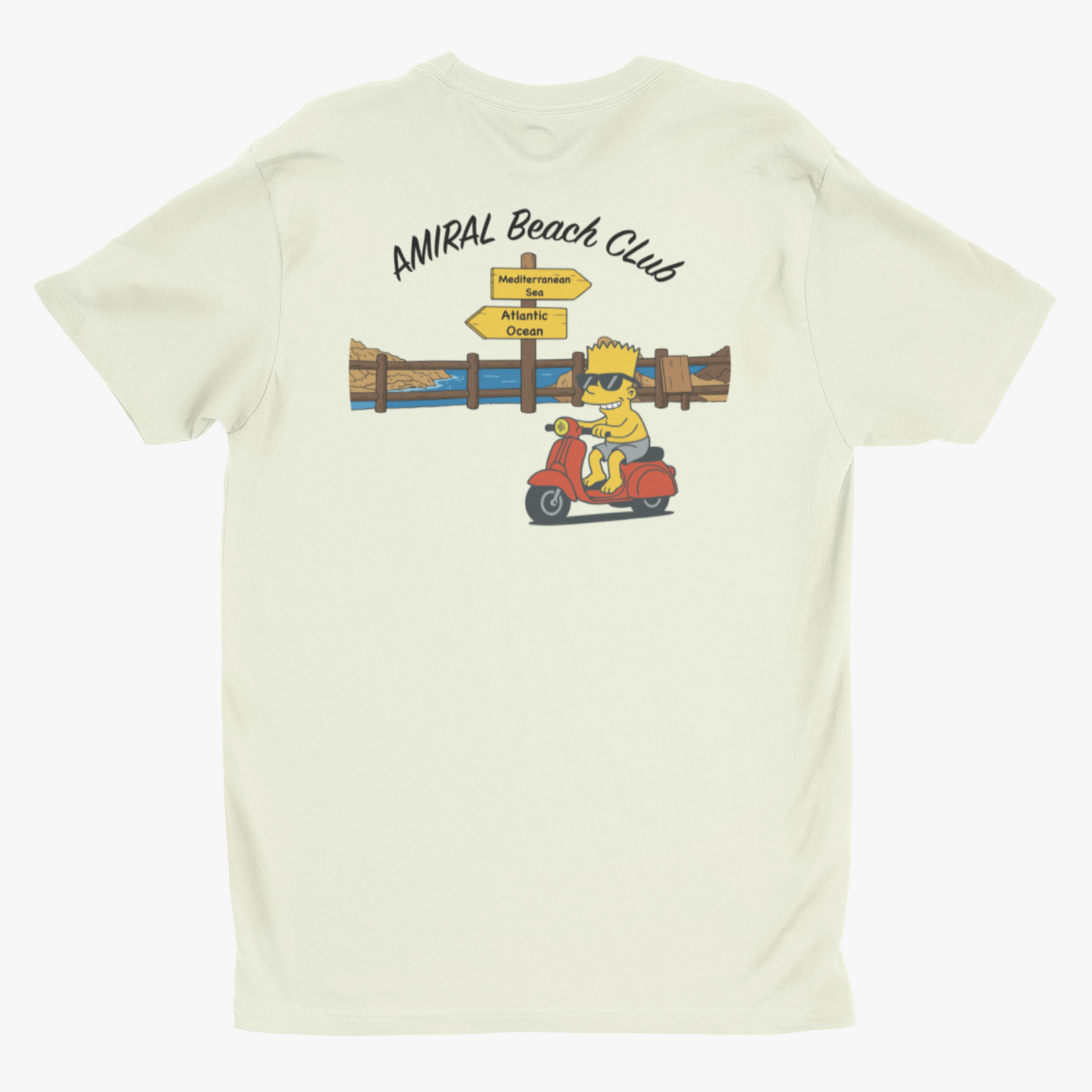 T-shirt Standard Amiral Beach Club | Brodé