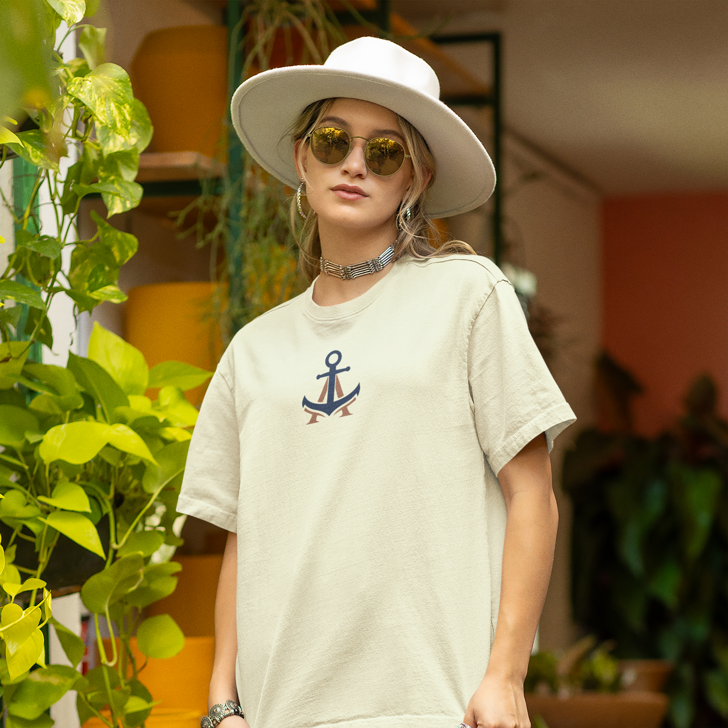 Amiral Marrakech T-Shirt Coupe Standard | Brodé
