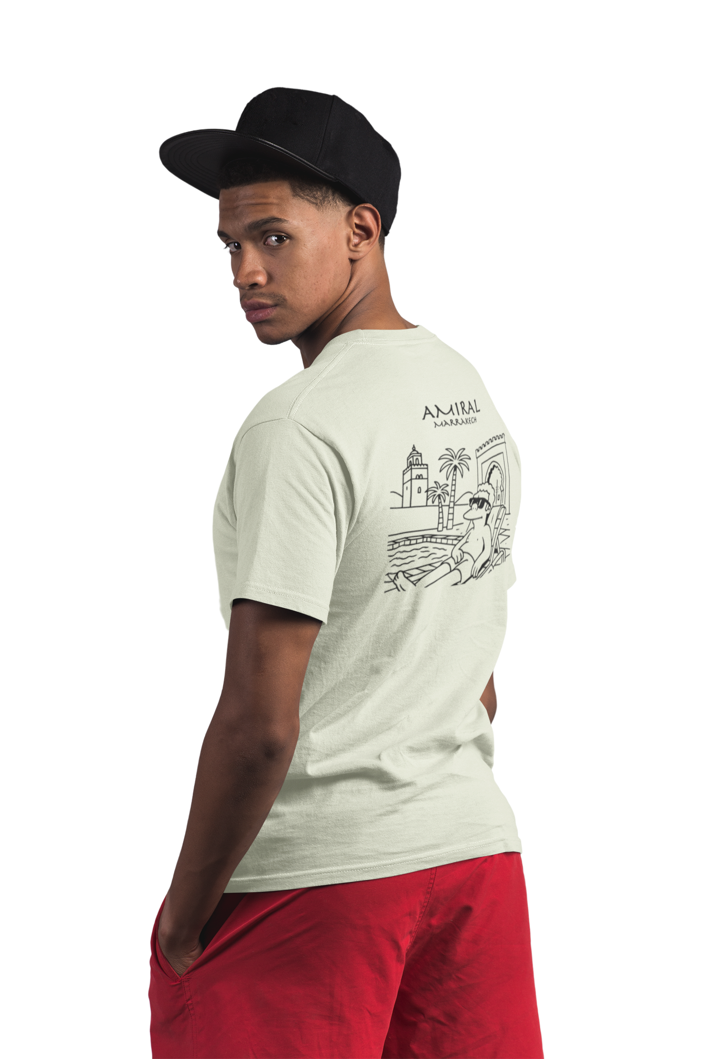 Amiral Marrakech T-Shirt Coupe Standard | Brodé